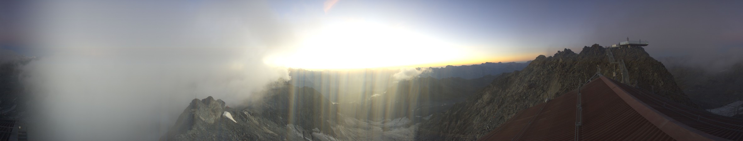 Verbier - Téléverbier SA Mont Fort snow cam captured at 14 September 2026 at 8:11 pm GMT+2