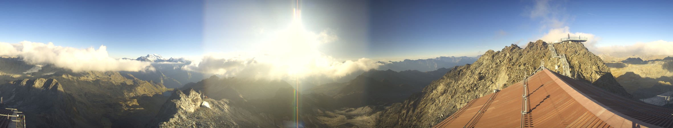Verbier - Téléverbier SA Mont Fort snow cam captured at 15 September 2026 at 6:44 pm GMT+2