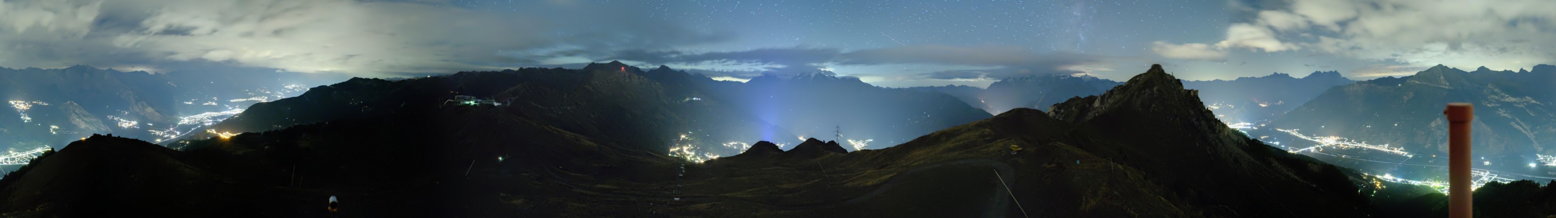 Verbier - Téléverbier SA Savoleyres snow cam captured at 13 September 2026 at 11:47 pm GMT+2