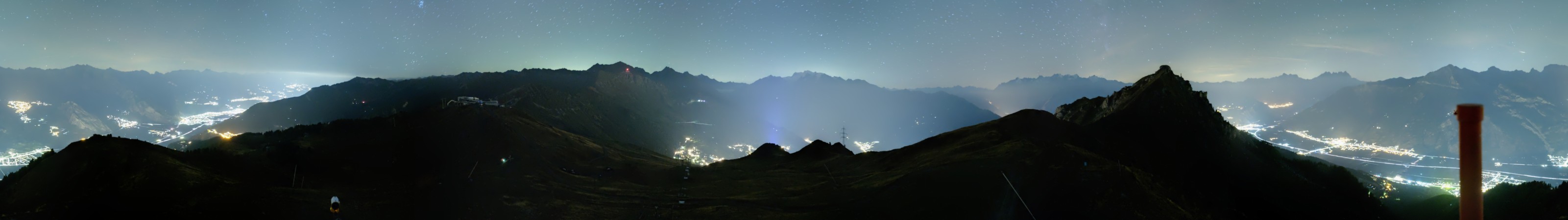 Verbier - Téléverbier SA Savoleyres snow cam captured at 18 September 2026 at 11:56 pm GMT+2