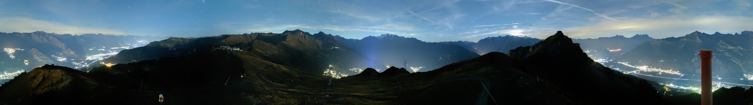 Verbier - Téléverbier SA Savoleyres snow cam captured at 19 September 2026 at 11:50 pm GMT+2