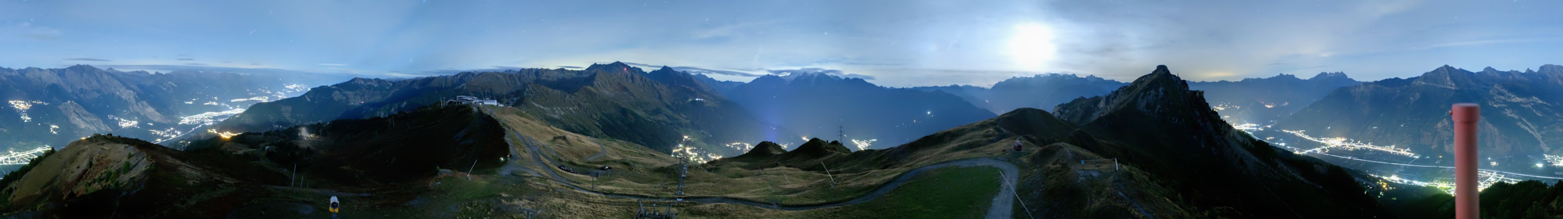 Verbier - Téléverbier SA Savoleyres snow cam captured at 20 September 2026 at 11:52 pm GMT+2