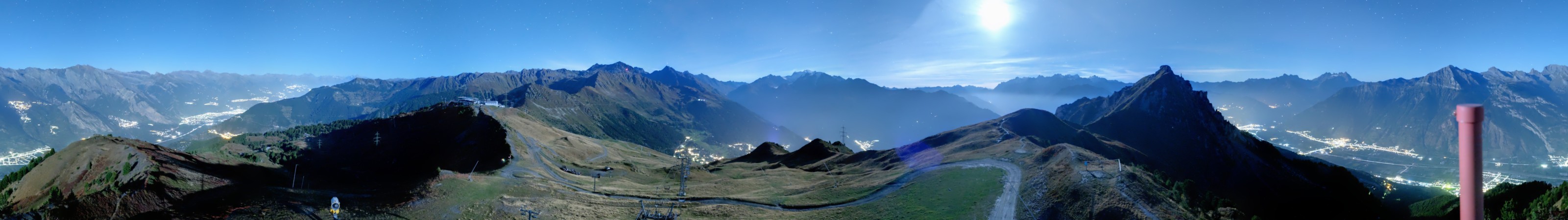 Verbier - Téléverbier SA Savoleyres snow cam captured at 21 September 2026 at 11:55 pm GMT+2