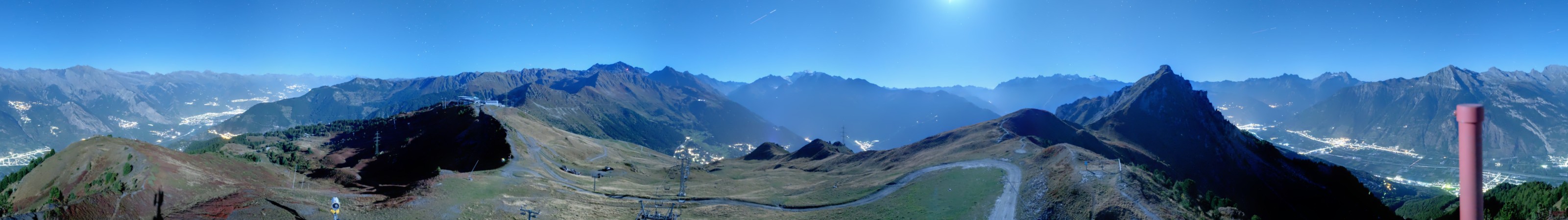 Verbier - Téléverbier SA Savoleyres snow cam captured at 22 September 2026 at 11:50 pm GMT+2