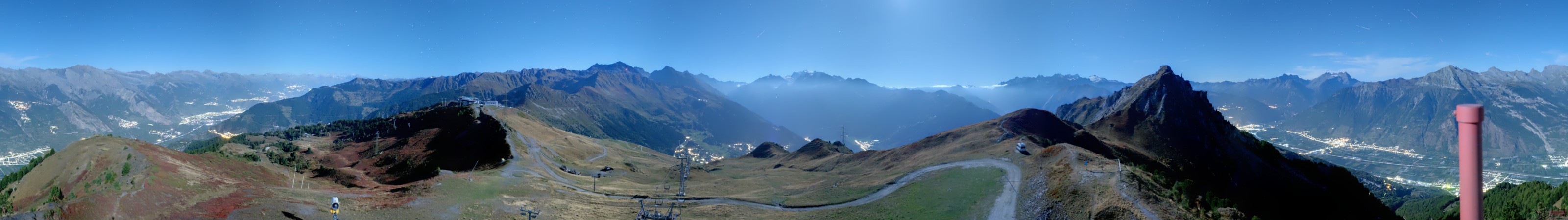 Verbier - Téléverbier SA Savoleyres snow cam captured at 23 September 2026 at 11:51 pm GMT+2