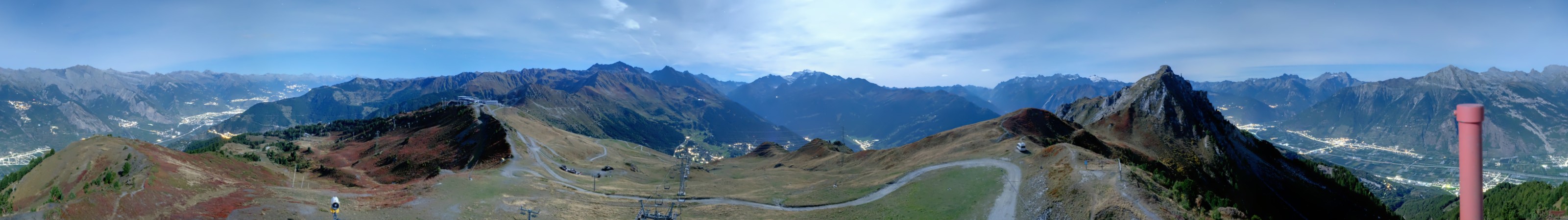 Verbier - Téléverbier SA Savoleyres snow cam captured at 24 September 2026 at 11:47 pm GMT+2