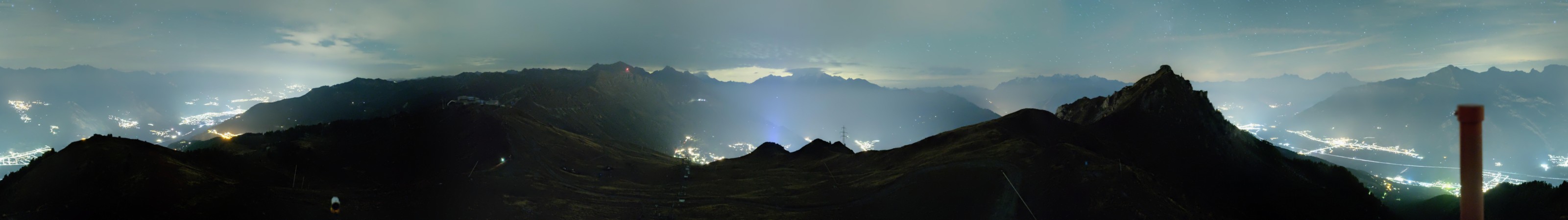 Verbier - Téléverbier SA Savoleyres snow cam captured at 4 October 2026 at 11:55 pm GMT+2