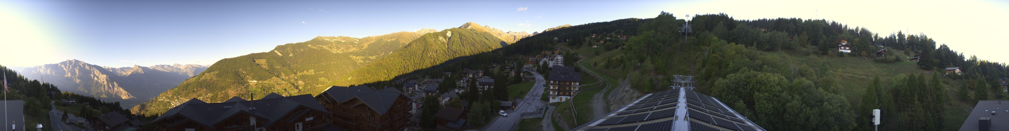 Verbier - Téléverbier SA Tzoumaz snow cam captured at 15 September 2026 at 6:44 pm GMT+2