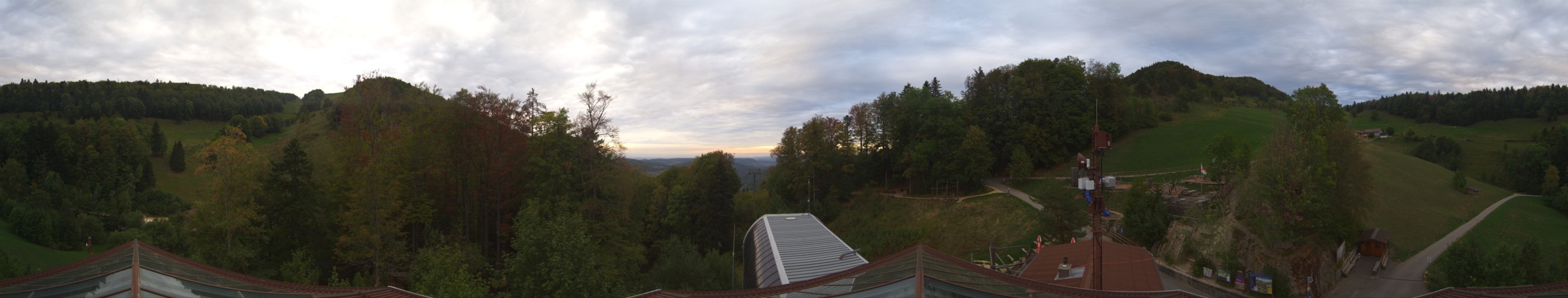 Wasserfallen Bahn Wasserfallen - Bergstation snow cam captured at 24 September 2026 at 7:00 pm GMT+2