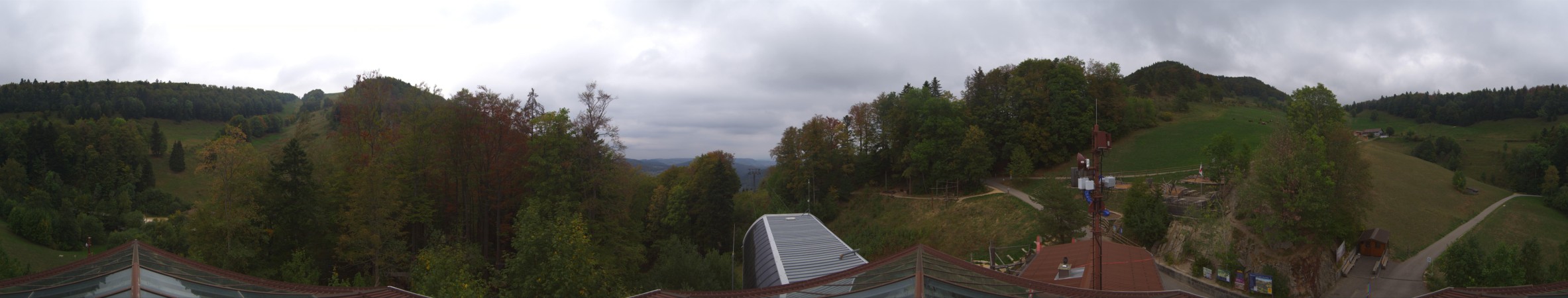 Wasserfallen Bahn Wasserfallen - Bergstation snow cam captured at 1 October 2026 at 6:45 pm GMT+2