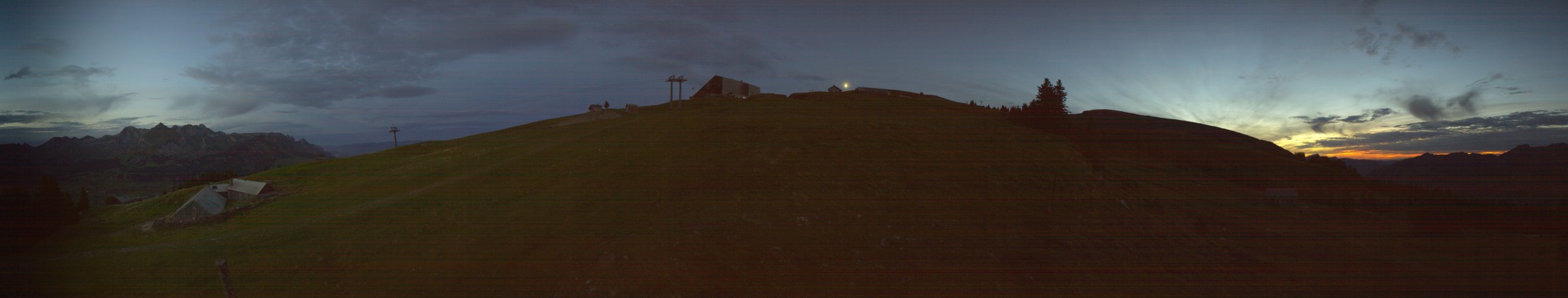 Wildhaus Bergbahnen AG Gamsalp snow cam captured at 20 September 2026 at 8:04 pm GMT+2