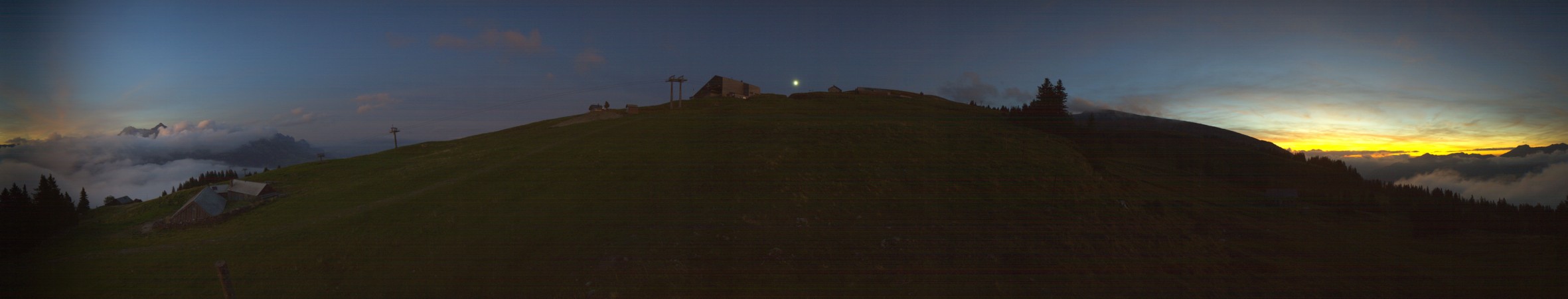 Wildhaus Bergbahnen AG Gamsalp snow cam captured at 21 September 2026 at 8:06 pm GMT+2