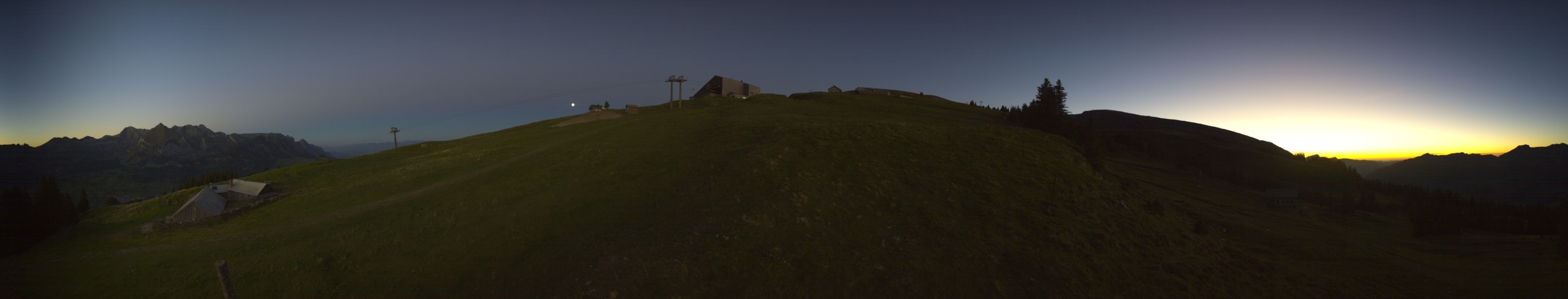 Wildhaus Bergbahnen AG Gamsalp snow cam captured at 25 September 2026 at 7:46 pm GMT+2