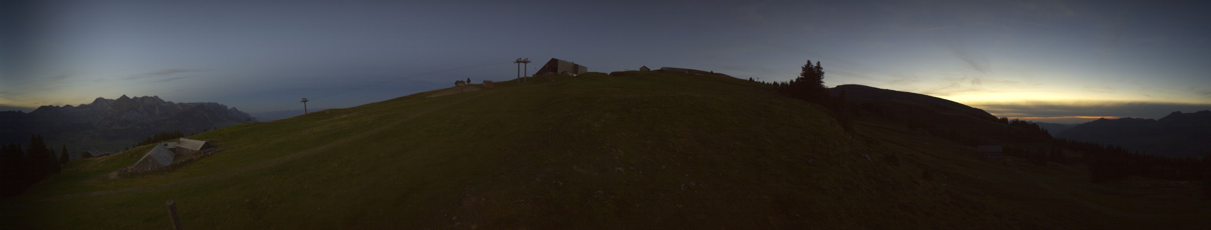 Wildhaus Bergbahnen AG Gamsalp snow cam captured at 28 September 2026 at 7:40 pm GMT+2