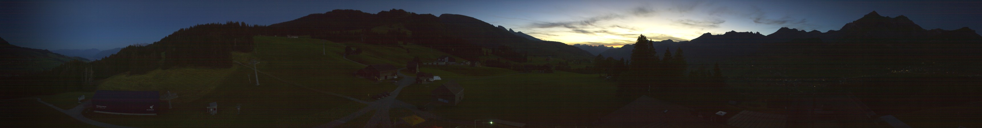 Wildhaus Bergbahnen AG Oberdorf snow cam captured at 12 September 2026 at 8:22 pm GMT+2