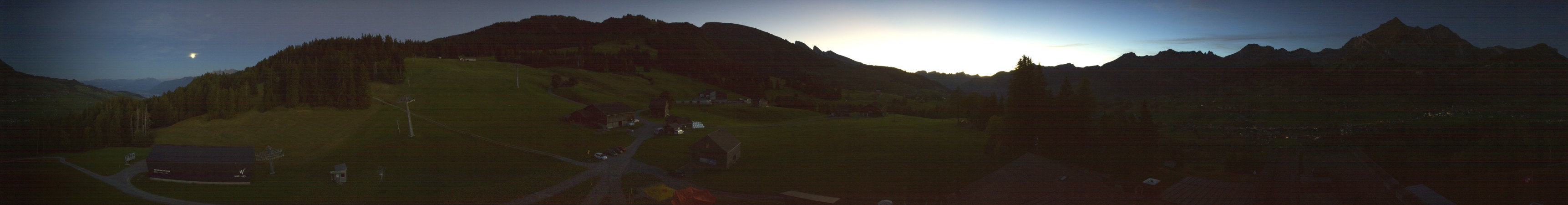 Wildhaus Bergbahnen AG Oberdorf snow cam captured at 26 September 2026 at 7:48 pm GMT+2