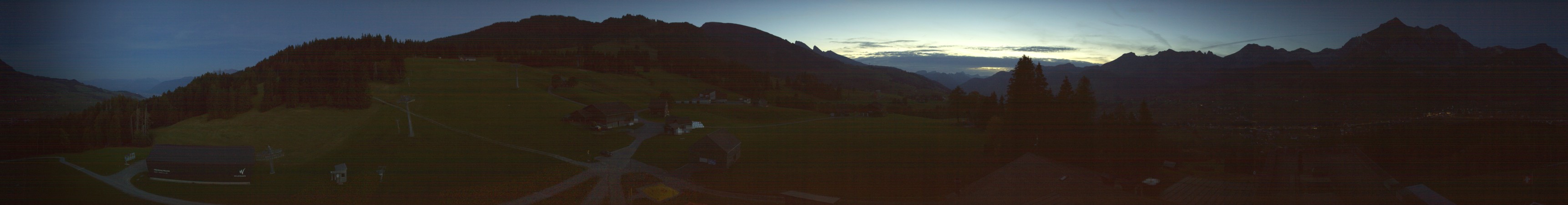Wildhaus Bergbahnen AG Oberdorf snow cam captured at 30 September 2026 at 7:36 pm GMT+2