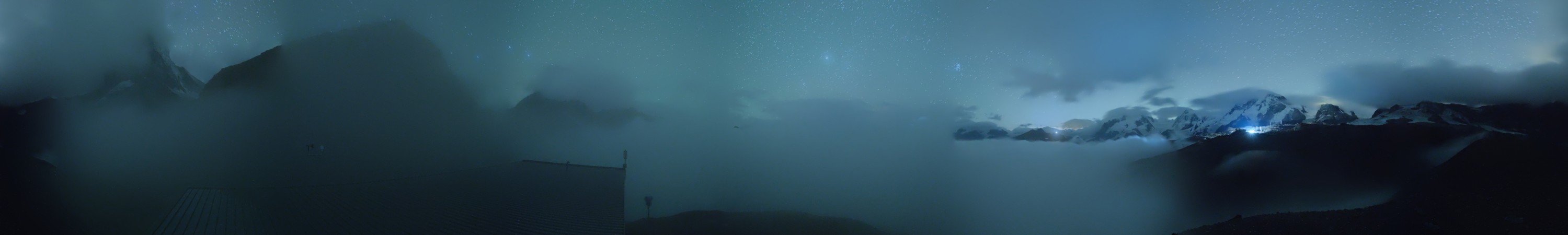 Zermatt Bergbahnen Hirli snow cam captured at 16 September 2026 at 11:54 pm GMT+2