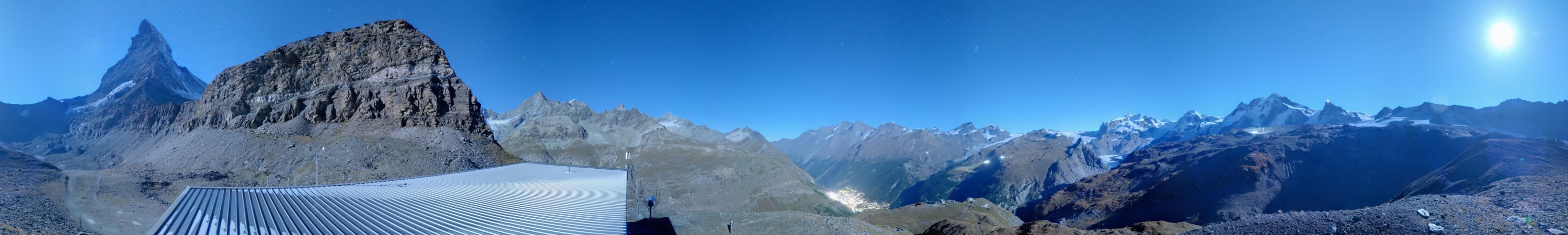 Zermatt Bergbahnen Hirli snow cam captured at 22 September 2026 at 11:53 pm GMT+2