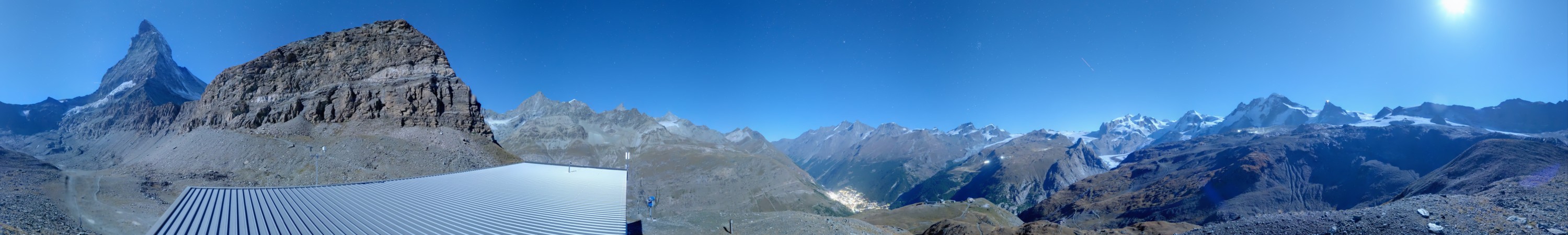 Zermatt Bergbahnen Hirli snow cam captured at 23 September 2026 at 11:54 pm GMT+2