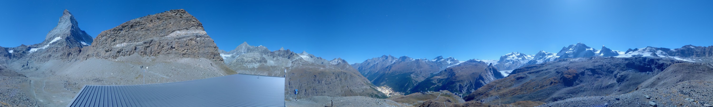 Zermatt Bergbahnen Hirli snow cam captured at 26 September 2026 at 11:50 pm GMT+2