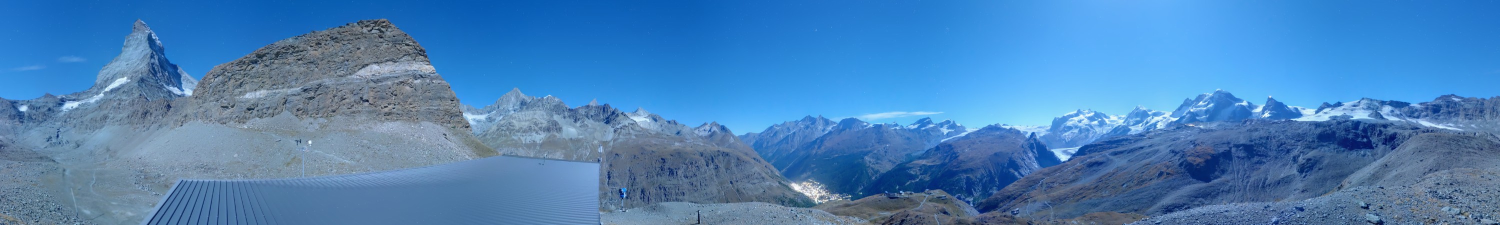 Zermatt Bergbahnen Hirli snow cam captured at 27 September 2026 at 11:50 pm GMT+2