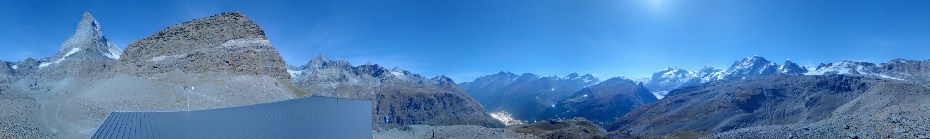 Zermatt Bergbahnen Hirli snow cam captured at 28 September 2026 at 11:53 pm GMT+2