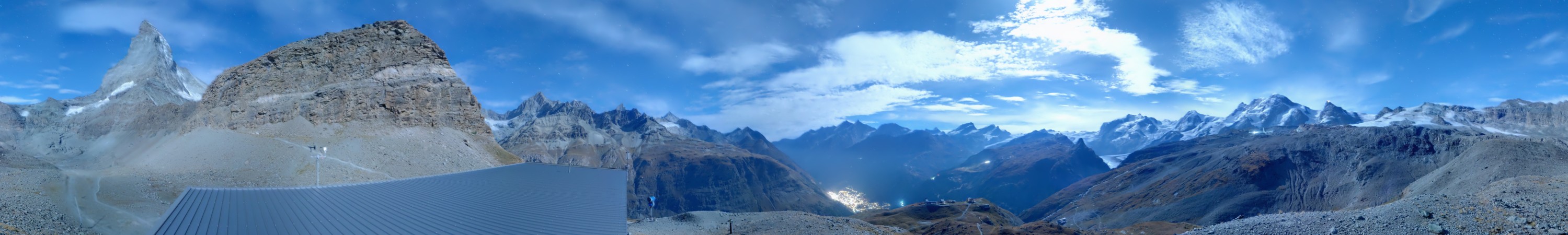 Zermatt Bergbahnen Hirli snow cam captured at 29 September 2026 at 11:49 pm GMT+2