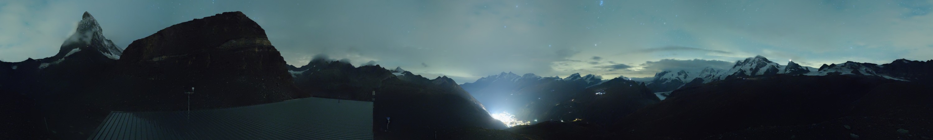 Zermatt Bergbahnen Hirli snow cam captured at 4 October 2026 at 11:46 pm GMT+2