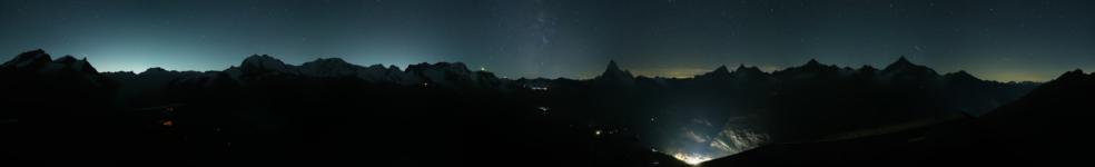 Zermatt Bergbahnen Rothorn snow cam captured at 11 September 2026 at 11:57 pm GMT+2