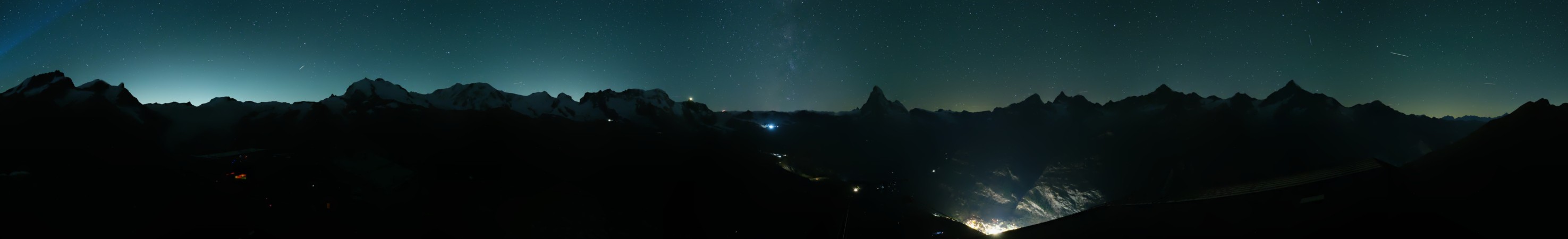 Zermatt Bergbahnen Rothorn snow cam captured at 14 September 2026 at 11:52 pm GMT+2