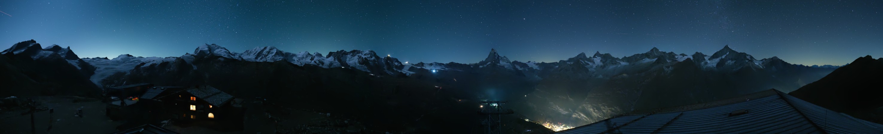 Zermatt Bergbahnen Rothorn snow cam captured at 6 October 2026 at 6:03 am GMT+2