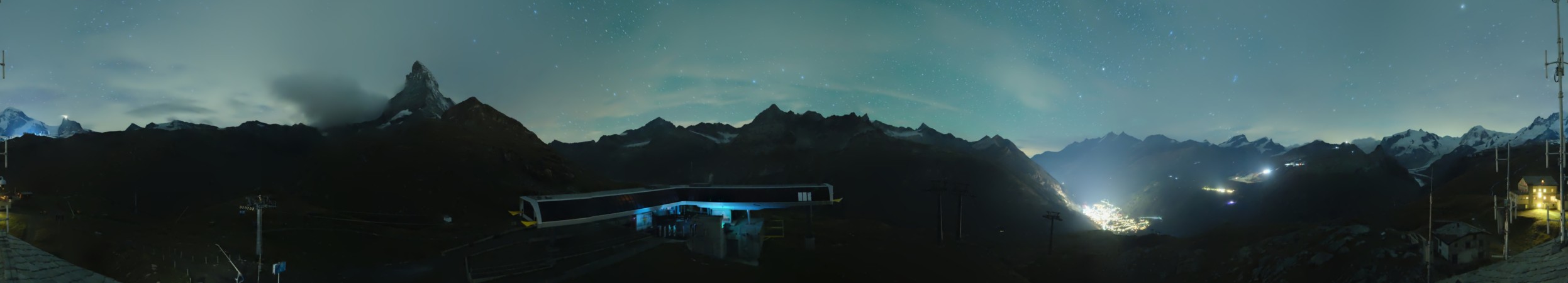 Zermatt Bergbahnen Schwarzsee snow cam captured at 17 September 2026 at 11:45 pm GMT+2