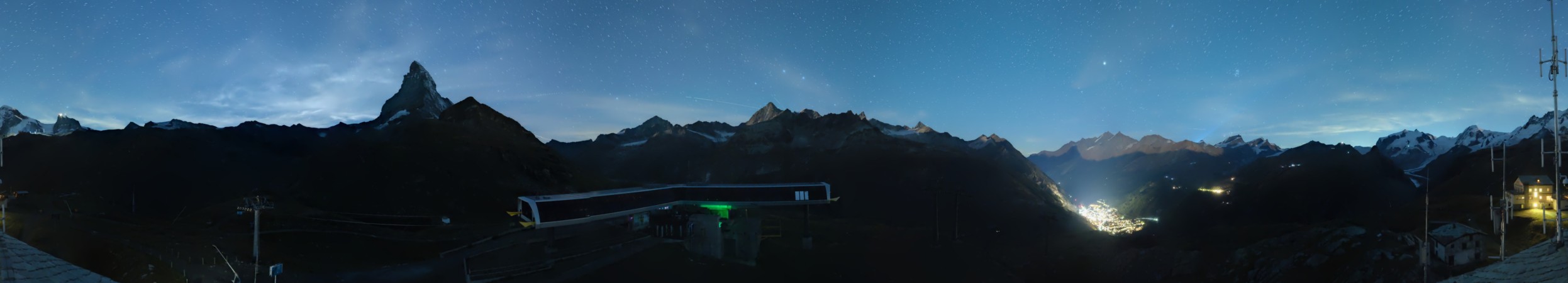 Zermatt Bergbahnen Schwarzsee snow cam captured at 19 September 2026 at 11:51 pm GMT+2