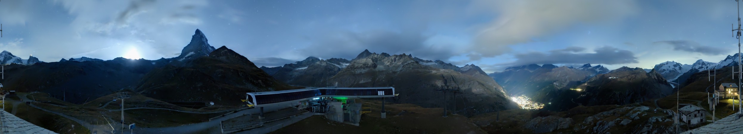 Zermatt Bergbahnen Schwarzsee snow cam captured at 20 September 2026 at 11:45 pm GMT+2