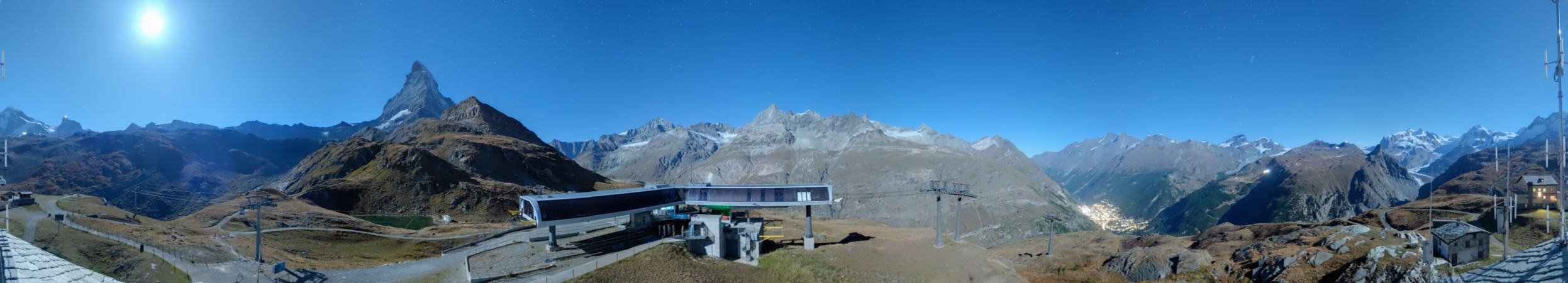 Zermatt Bergbahnen Schwarzsee snow cam captured at 23 September 2026 at 11:54 pm GMT+2