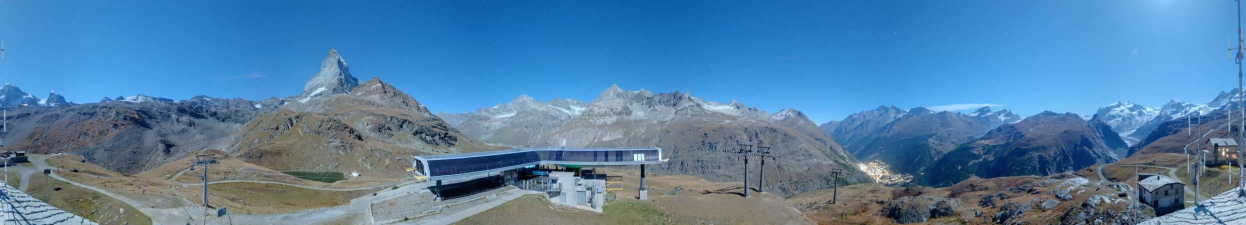 Zermatt Bergbahnen Schwarzsee snow cam captured at 27 September 2026 at 11:50 pm GMT+2