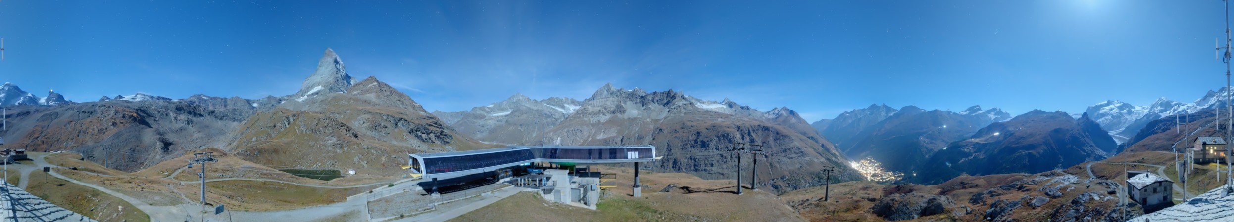 Zermatt Bergbahnen Schwarzsee snow cam captured at 28 September 2026 at 11:53 pm GMT+2