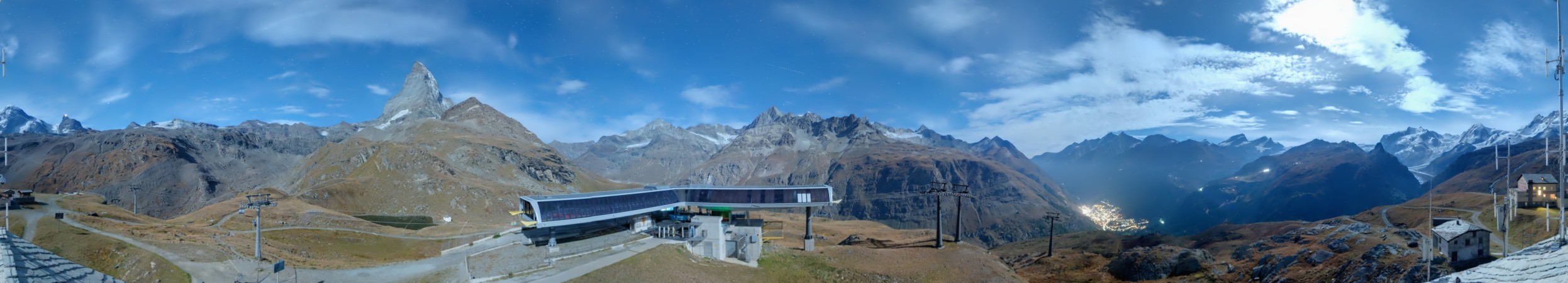 Zermatt Bergbahnen Schwarzsee snow cam captured at 29 September 2026 at 11:46 pm GMT+2