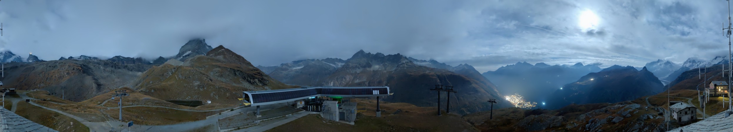 Zermatt Bergbahnen Schwarzsee snow cam captured at 30 September 2026 at 11:46 pm GMT+2