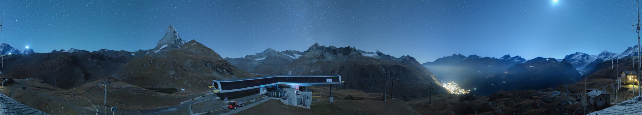 Zermatt Bergbahnen Schwarzsee snow cam captured at 6 October 2026 at 6:03 am GMT+2