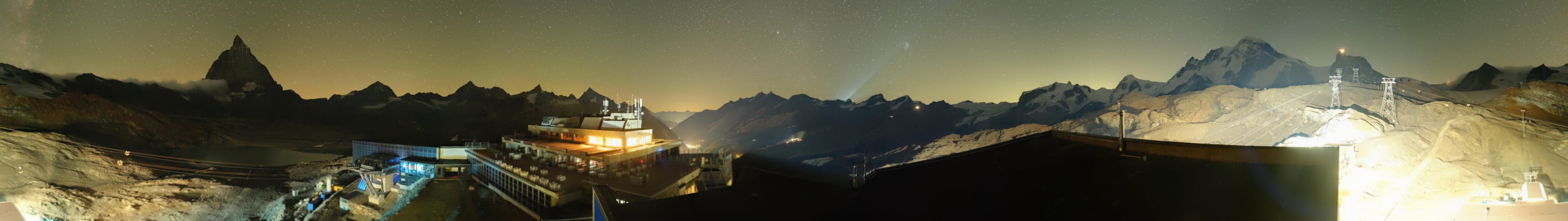 Zermatt Bergbahnen Trockener Steg snow cam captured at 14 September 2026 at 11:52 pm GMT+2