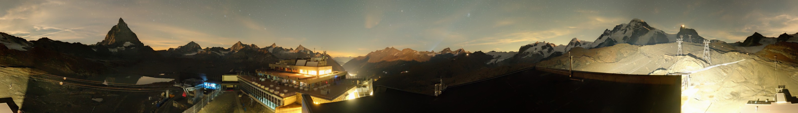 Zermatt Bergbahnen Trockener Steg snow cam captured at 19 September 2026 at 11:51 pm GMT+2