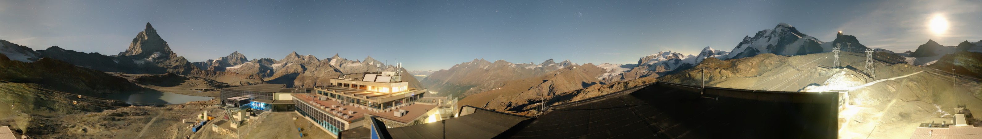 Zermatt Bergbahnen Trockener Steg snow cam captured at 21 September 2026 at 11:58 pm GMT+2