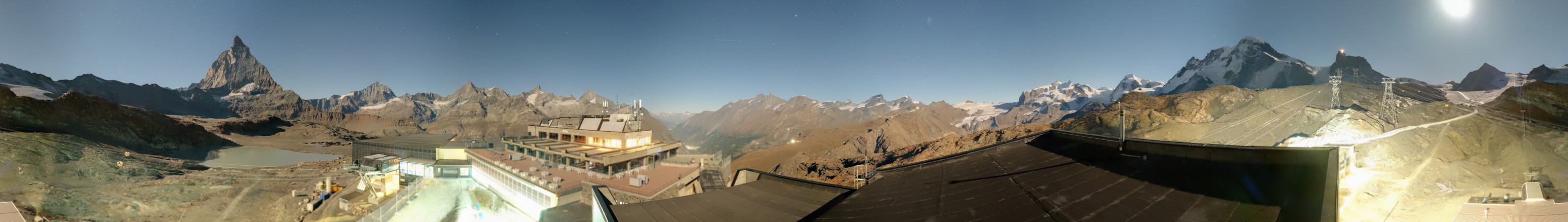 Zermatt Bergbahnen Trockener Steg snow cam captured at 22 September 2026 at 11:53 pm GMT+2