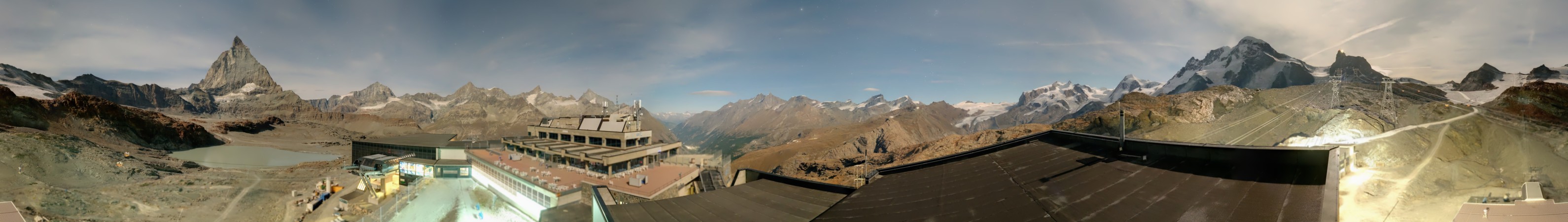 Zermatt Bergbahnen Trockener Steg snow cam captured at 24 September 2026 at 11:47 pm GMT+2