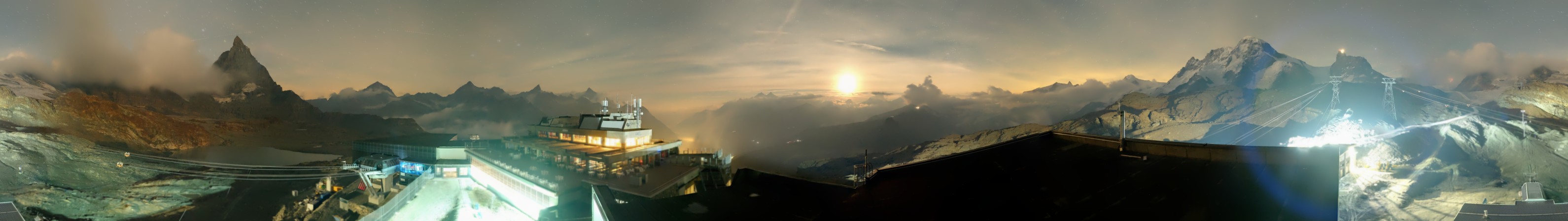 Zermatt Bergbahnen Trockener Steg snow cam captured at 2 October 2026 at 11:50 pm GMT+2