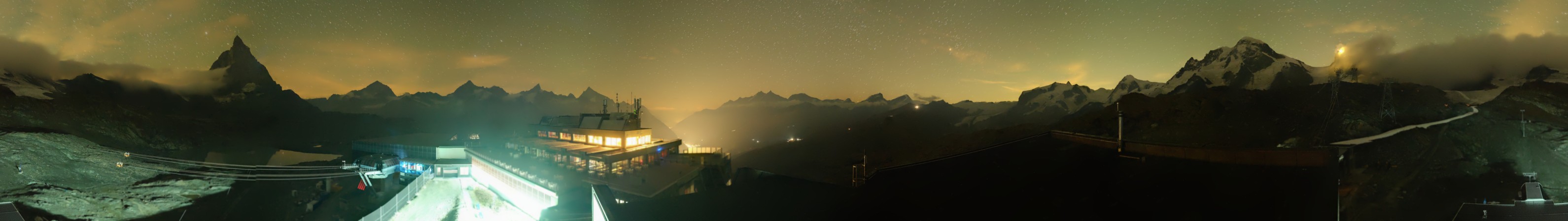 Zermatt Bergbahnen Trockener Steg snow cam captured at 3 October 2026 at 11:45 pm GMT+2