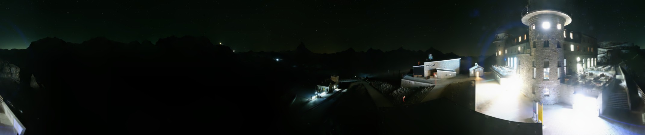 Zermatt Tourismus Gornergrat snow cam captured at 5 October 2026 at 11:56 pm GMT+2