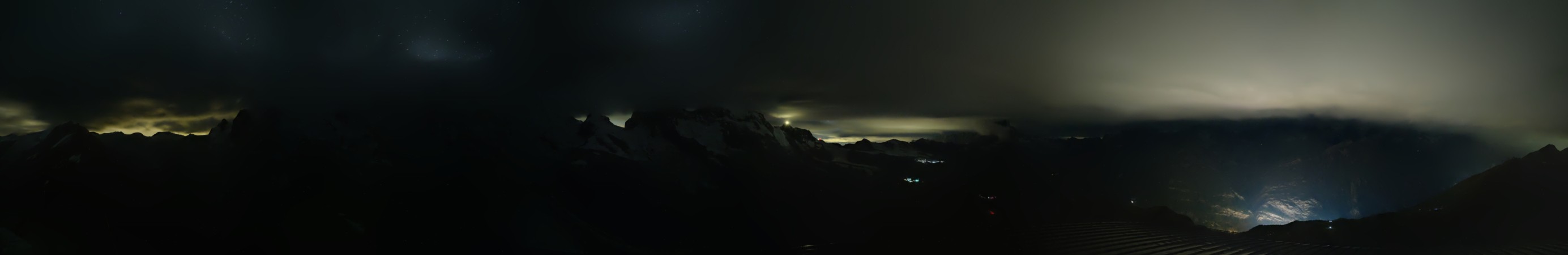 Zermatt Tourismus Hohtälli snow cam captured at 13 September 2026 at 11:47 pm GMT+2